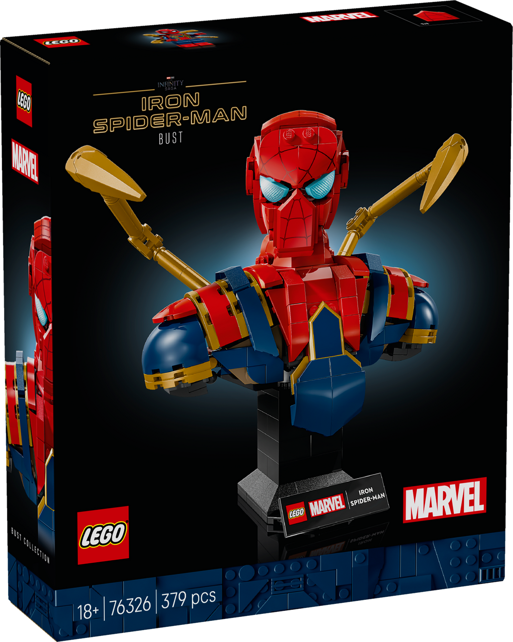 LEGO Marvel 76326 Geležinio Žmogaus-voro biustas