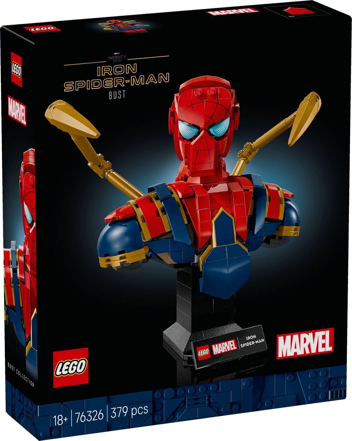 LEGO Marvel 76326 Geležinio Žmogaus-voro biustas