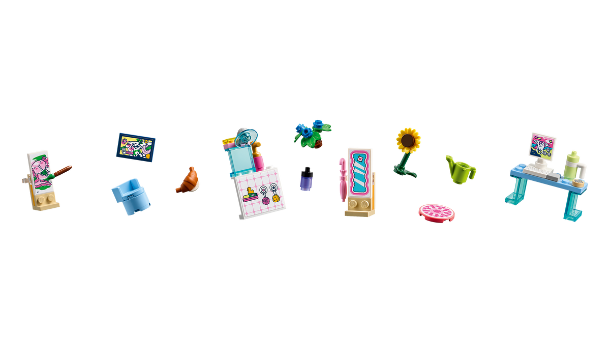 LEGO Friends 42697 Kūrybinis lėlių namelis lagamine