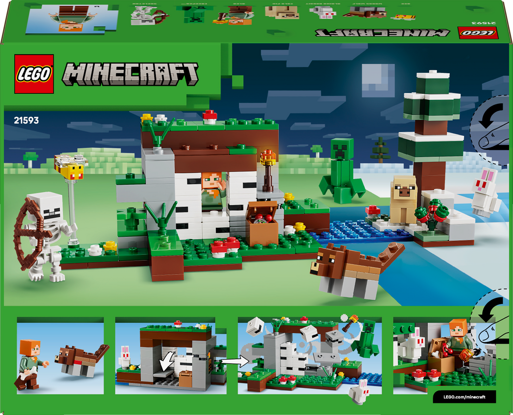 LEGO Minecraft 21593 Pirmosios nakties nuotykis
