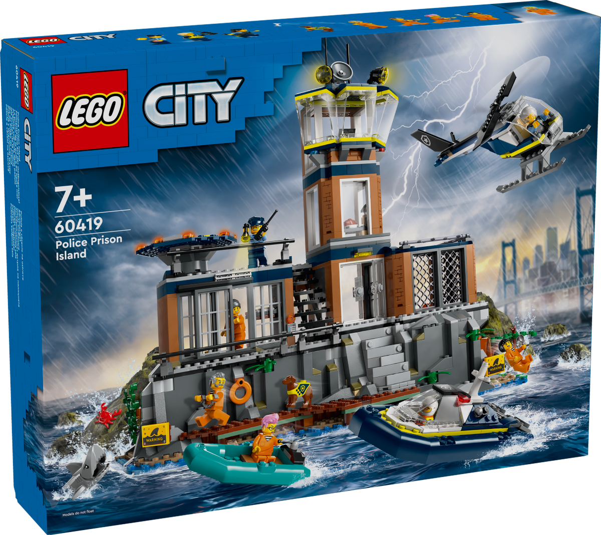 LEGO City 60419 Policijos kalėjimo sala