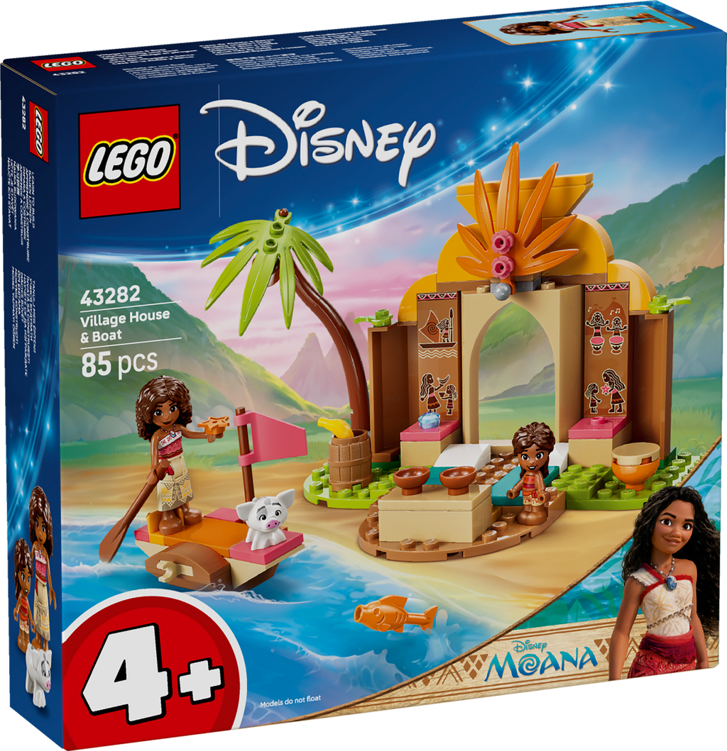 LEGO Disney 43282 Vaianos kaimo namelis ir valtis