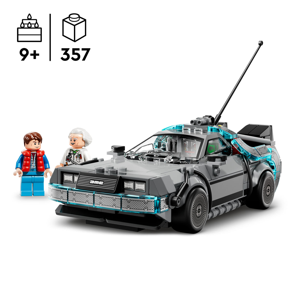 LEGO Speed Champions 77256 Laiko mašina iš filmo „Atgal į ateitį“