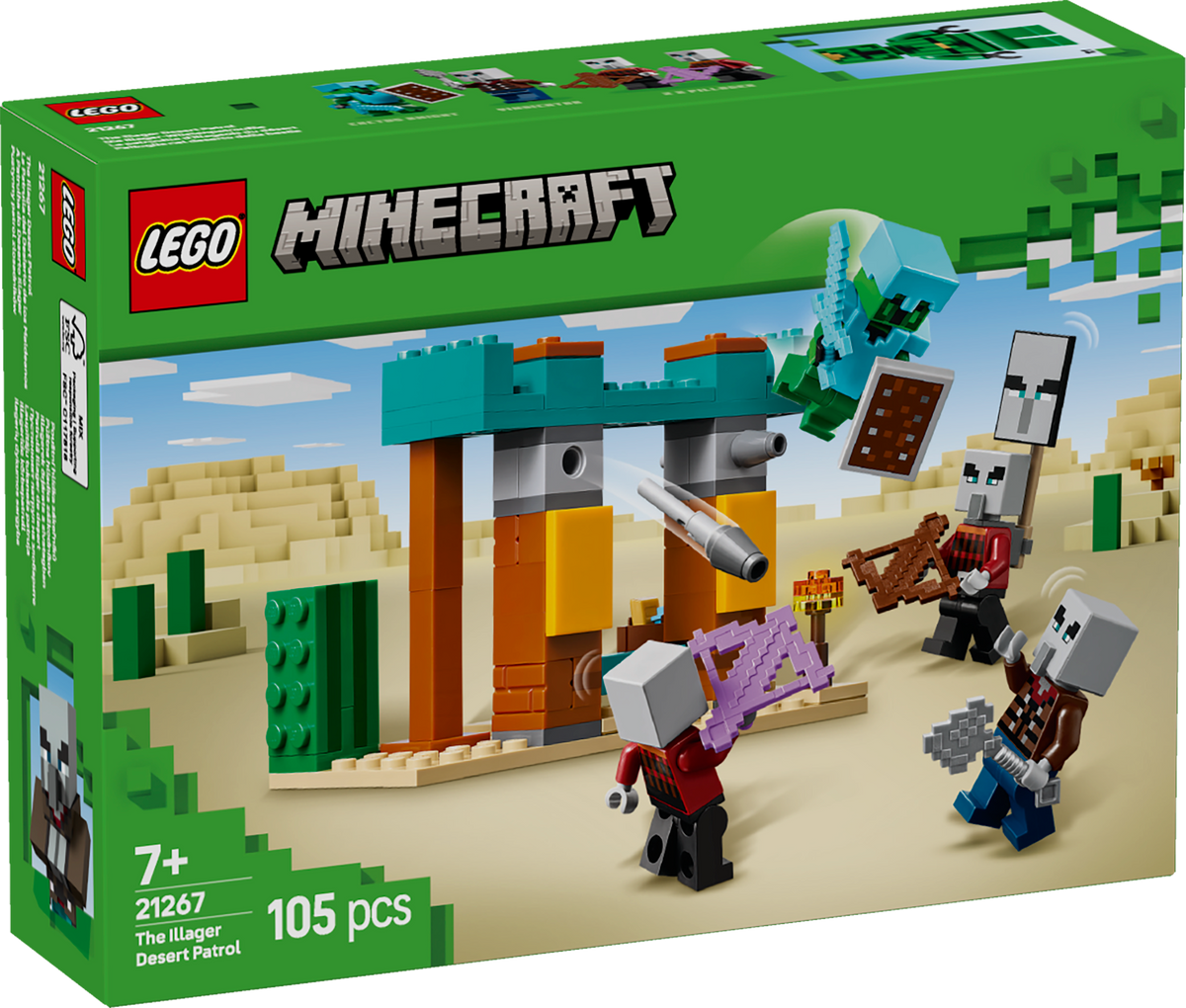 LEGO Minecraft 21267 Ilagerių dykumos patrulis