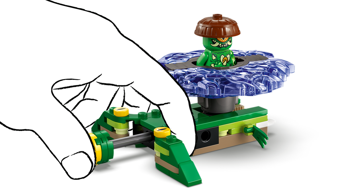 LEGO NINJAGO 71849 Nya prieš Mutacijų pabaisos suktuką