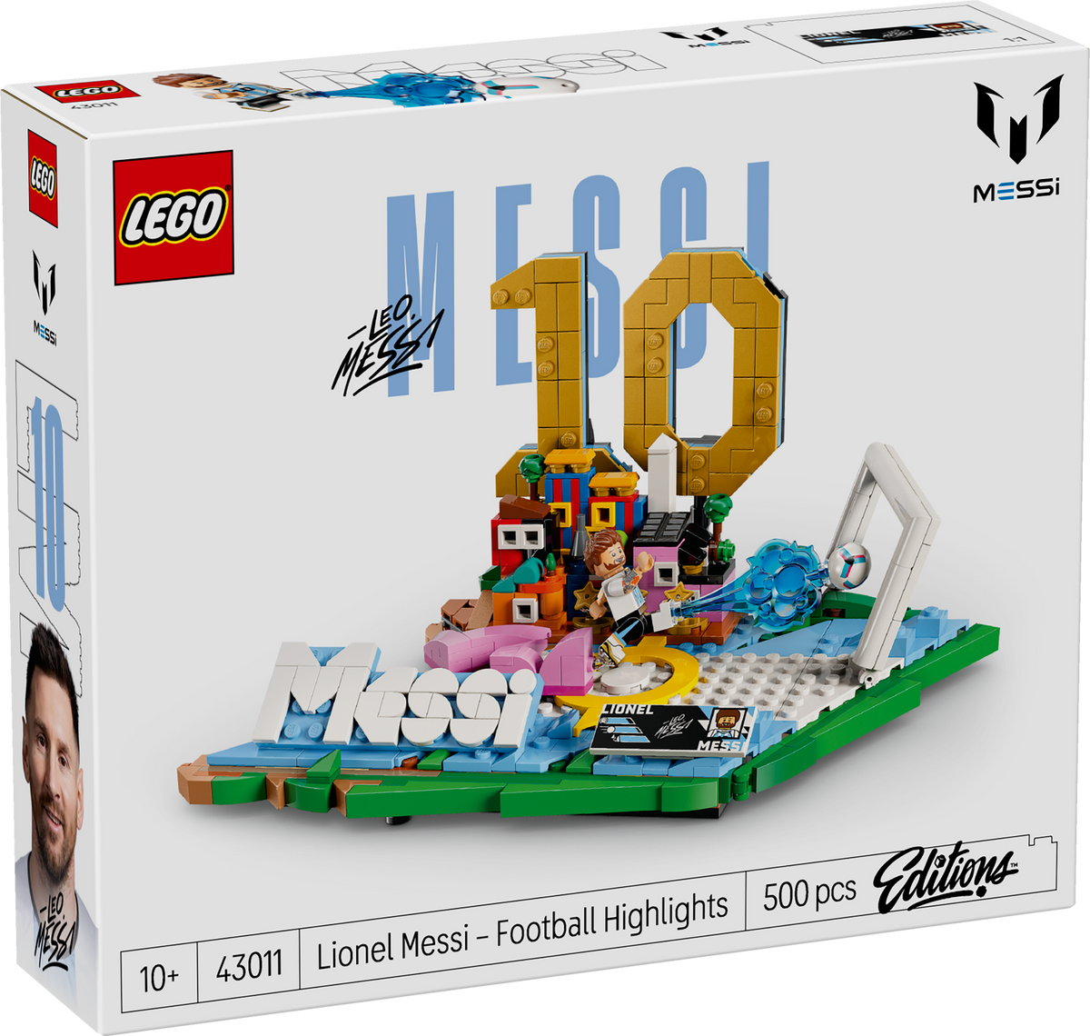 LEGO Editions 43011 Lionel Messi – futbolo akimirkos