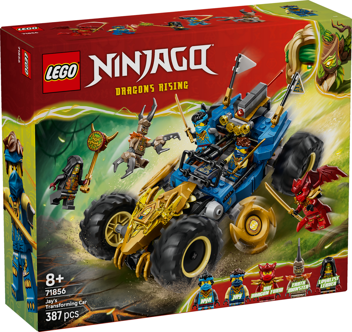 LEGO NINJAGO 71856 Jay transformuojamas automobilis