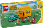 LEGO Animal Crossing 77054 Leifo nameliukas ant ratų ir sodo parduotuvėlė