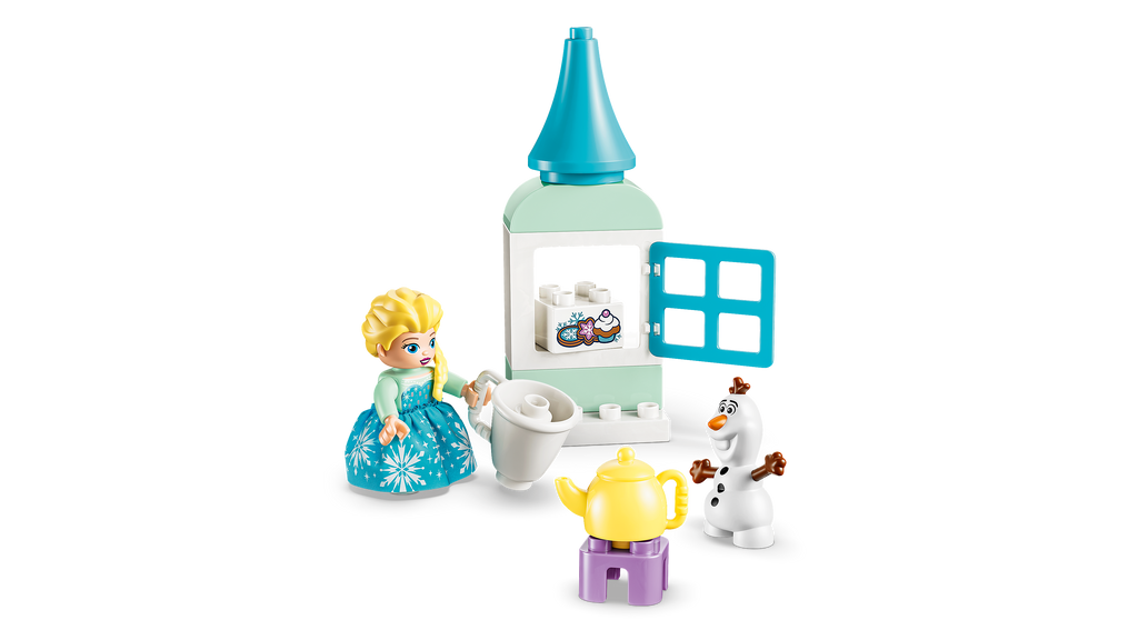 LEGO DUPLO 10462 „Ledo šalies“ kūrybinė dėžė su Elza ir Olafu