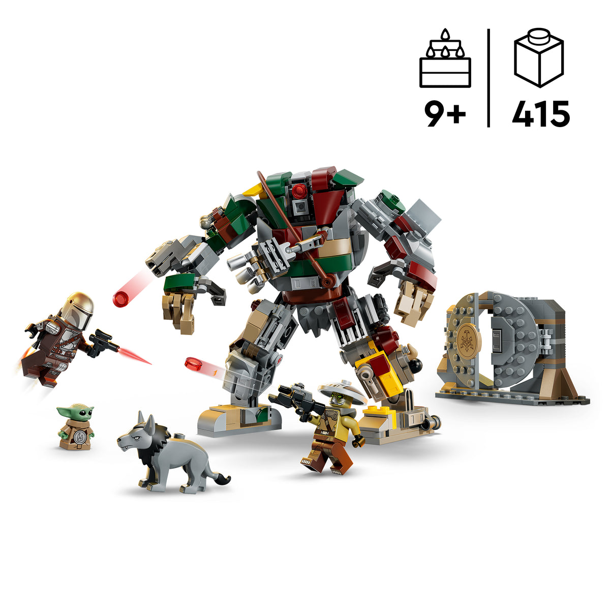 LEGO Star Wars 75451 Kova su sargybos droidu prie Hatų rūmų