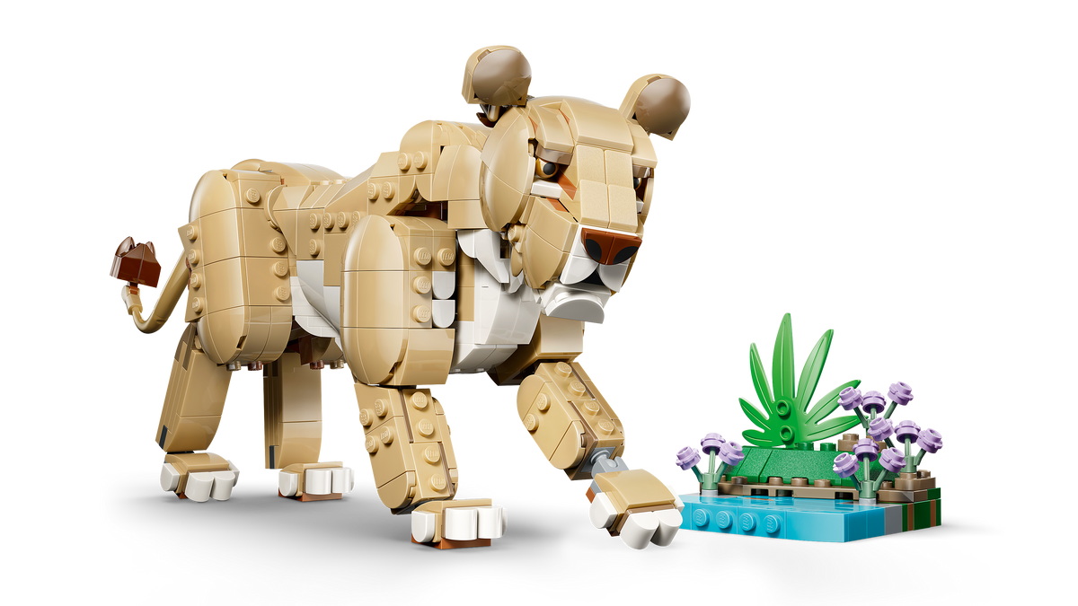 LEGO Creator 31386 Laukiniai gyvūnai: didingas liūtas