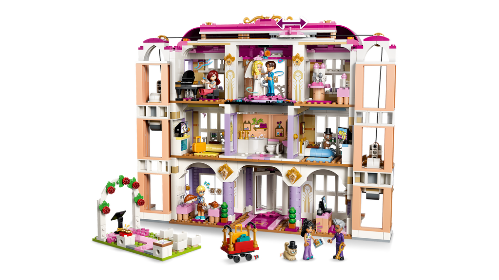 LEGO Friends 42704 Hartleiko miesto didysis viešbutis