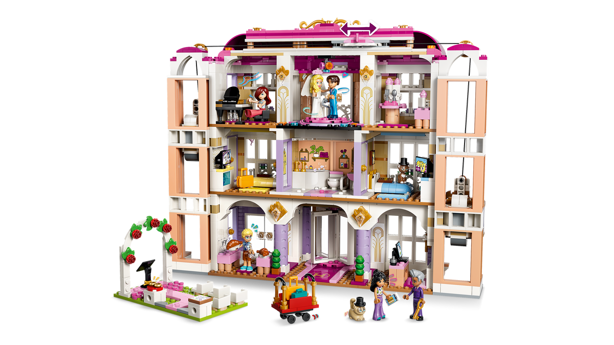 LEGO Friends 42704 Hartleiko miesto didysis viešbutis