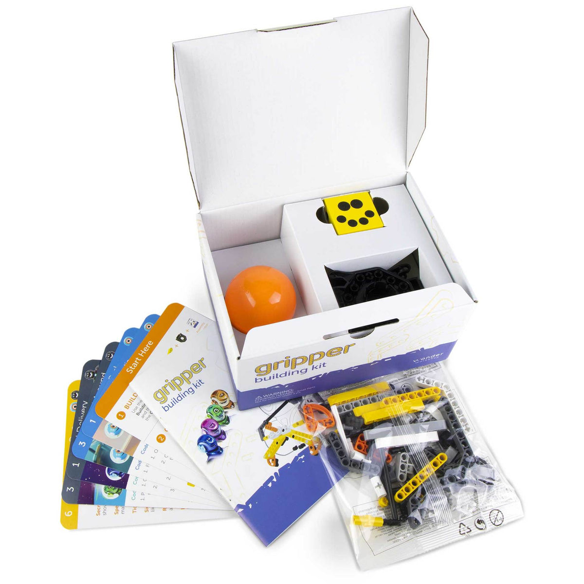 Wonder Workshop griebtuvo konstravimo rinkinys Dash ir Cue robotams