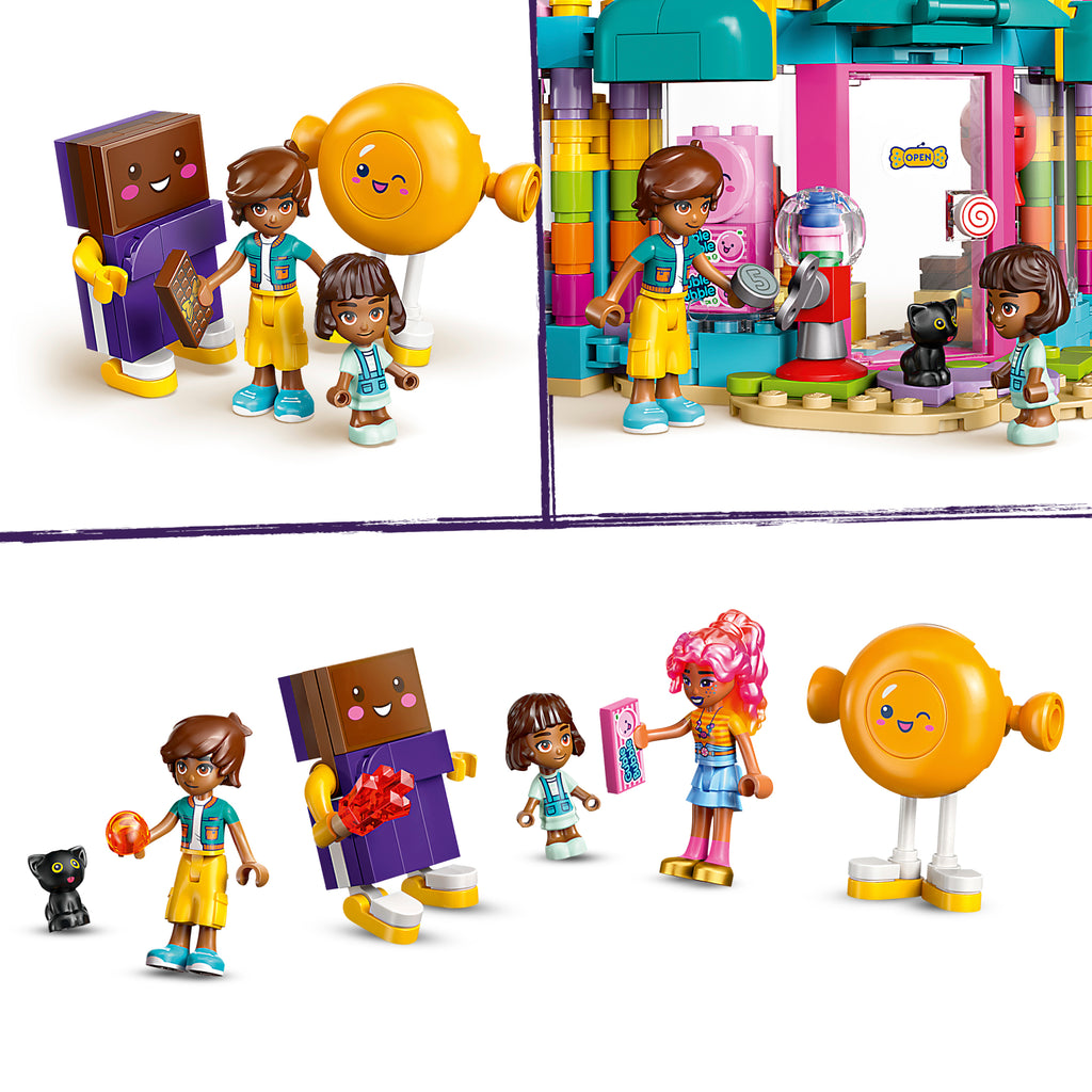 LEGO Friends 42649 Hartleiko miesto saldainių parduotuvė