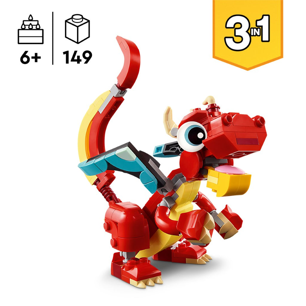 LEGO Creator 31145 Raudonasis drakonas