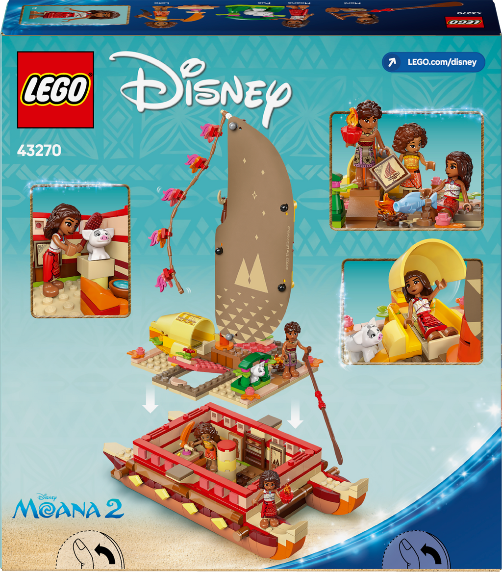LEGO Disney 43270 Vaianos nuotykių kanoja