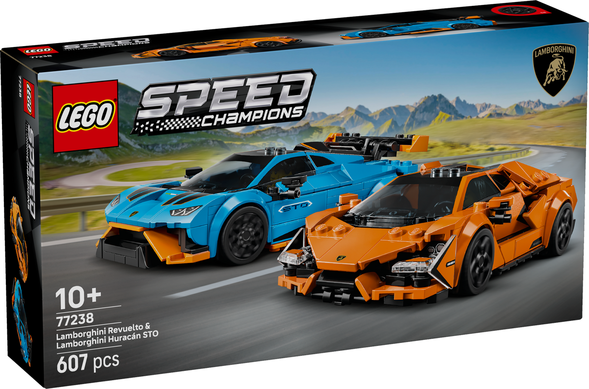 LEGO Speed Champions 77238 Lamborghini Revuelto ir Huracán STO
