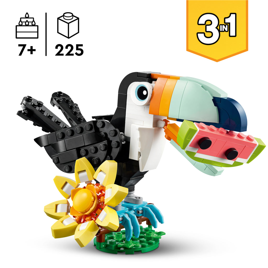 LEGO Creator 31173 Laukiniai gyvūnai: tropinis tukanas