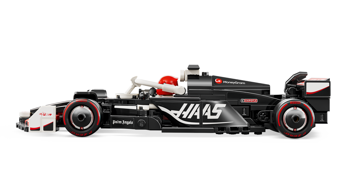 LEGO Speed Champions 77250 MoneyGram Haas F1 Team VF-24 bolidas