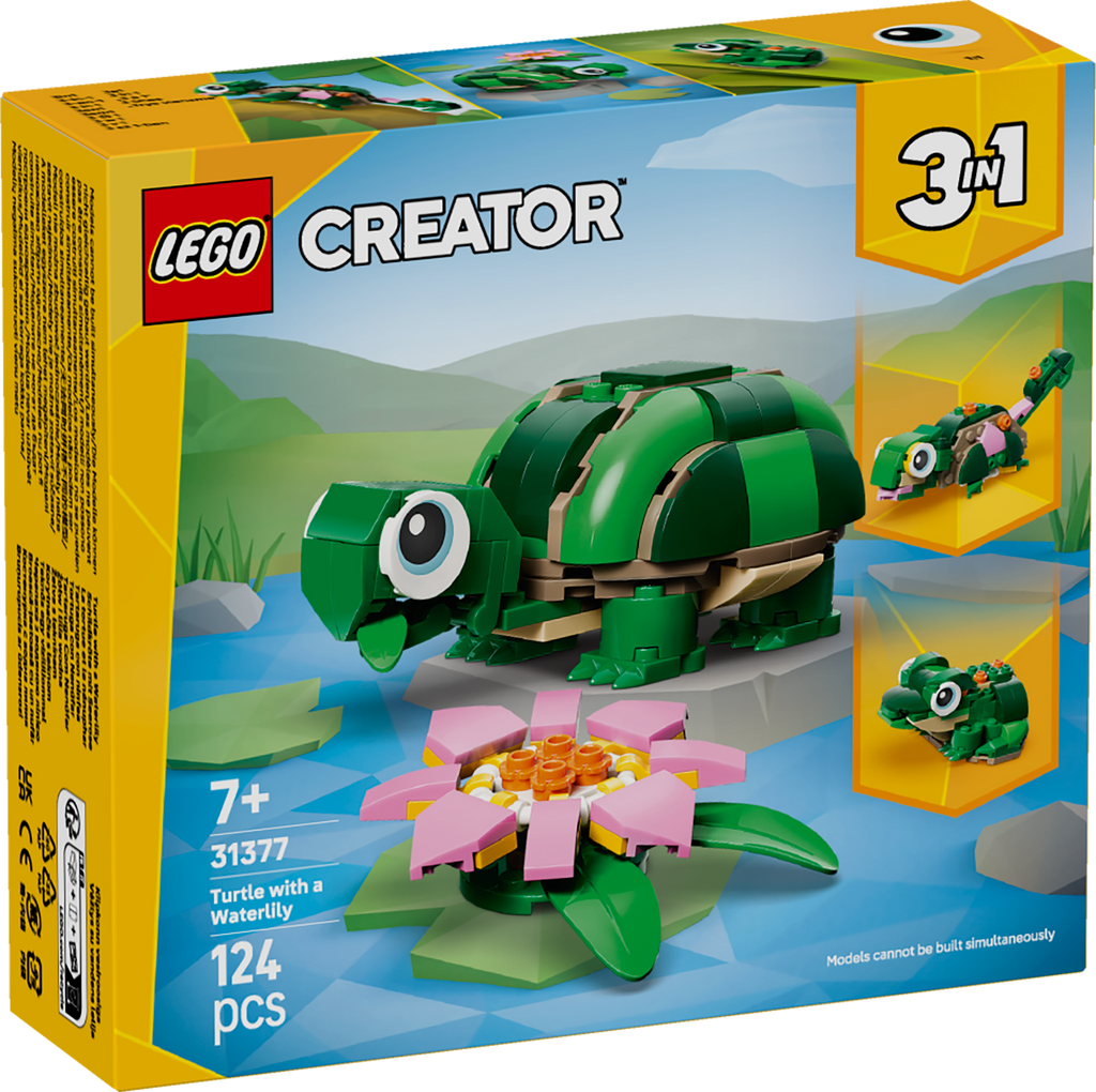 LEGO Creator 31377 Vėžlys su vandens lelija