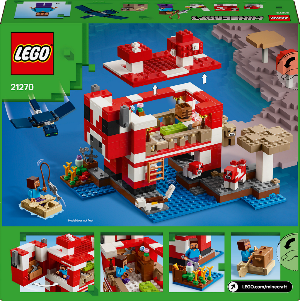 LEGO Minecraft 21270 Mušrūmų namas