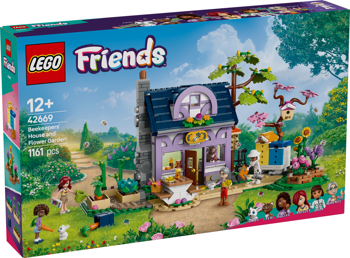 LEGO Friends 42669 Bitininkų namelis ir gėlių sodas