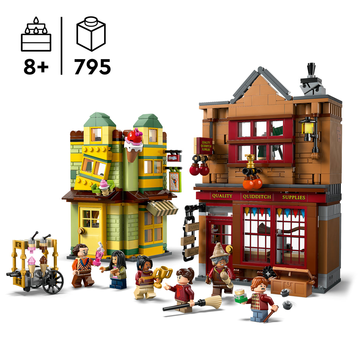 LEGO Harry Potter 76452 Kvidičo reikmenų parduotuvė ir ledainė