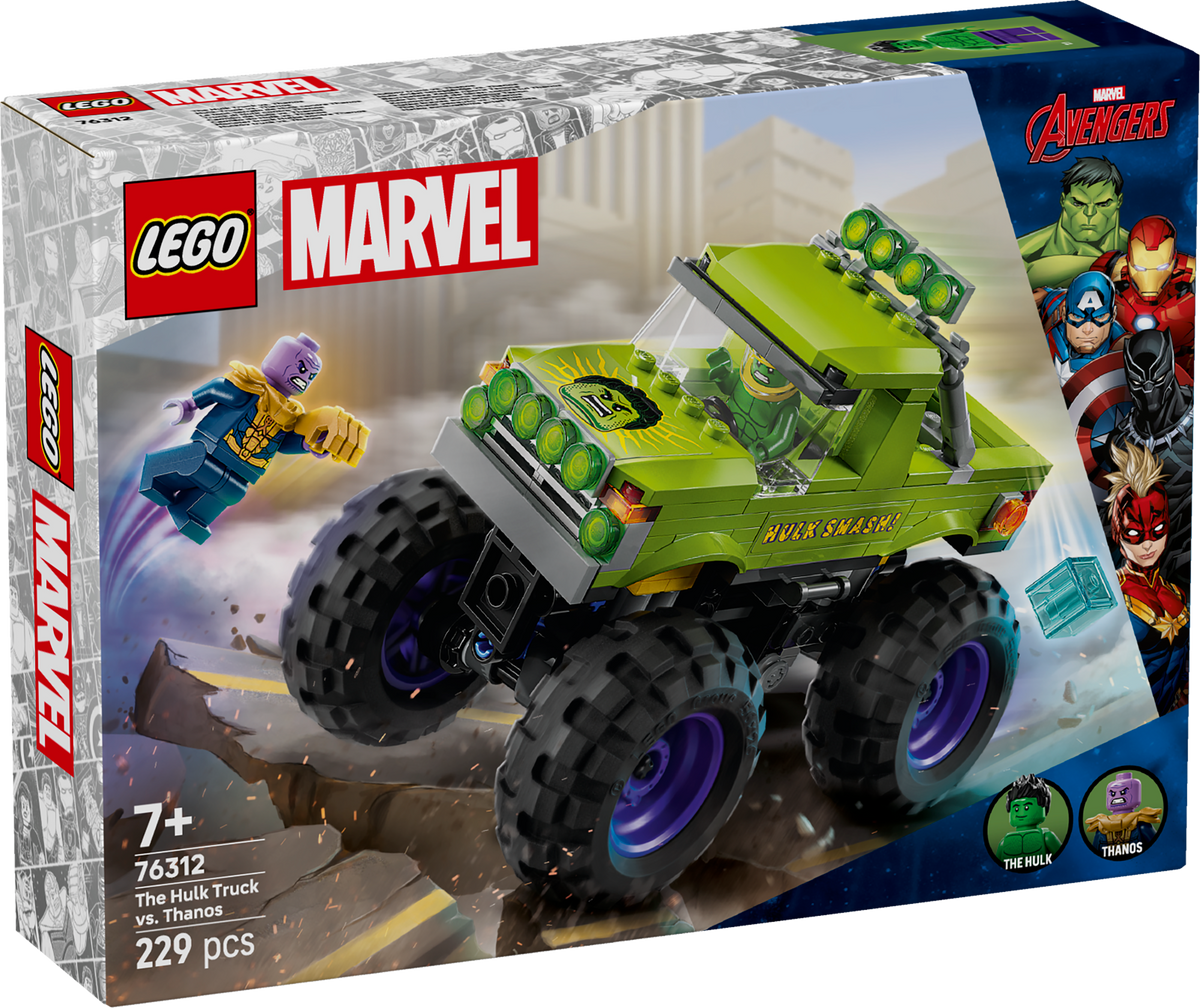 LEGO Marvel 76312 Halko sunkvežimis prieš Thanosą