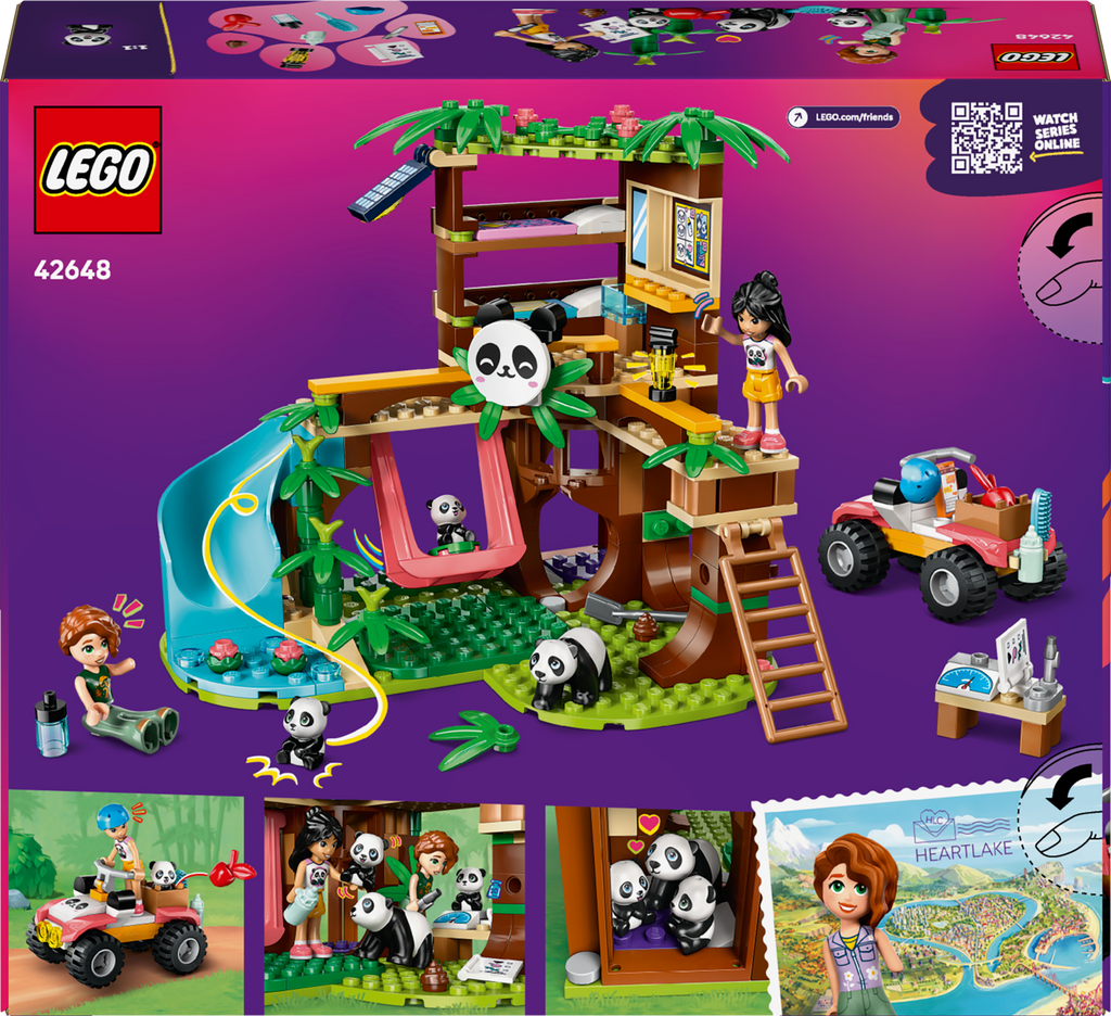 LEGO Friends 42648 Pandų prieglauda