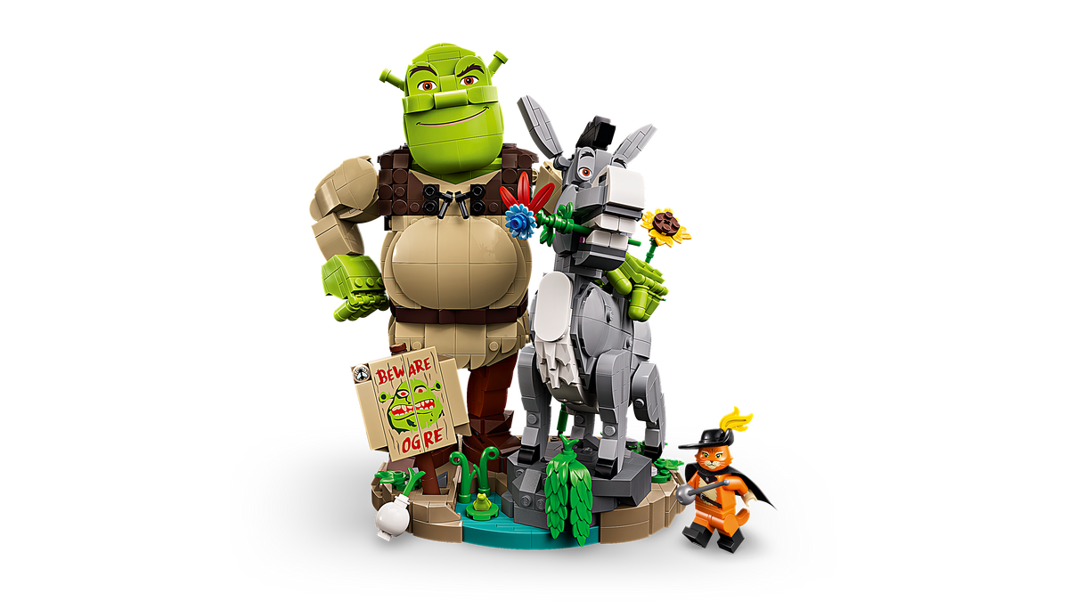 LEGO 72423 Šrekas, Asilas ir Batuotas katinas