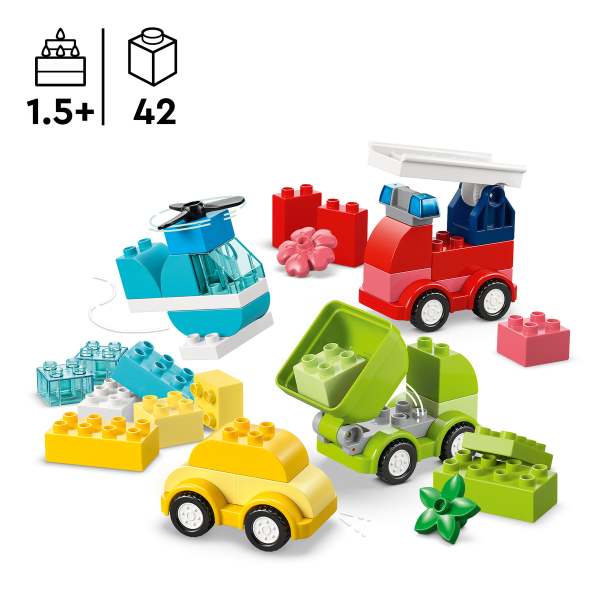 LEGO DUPLO 10474 Kūrybinės transporto priemonės