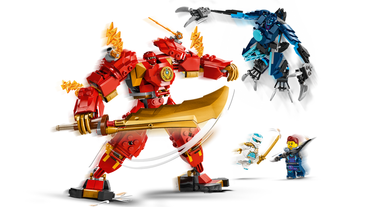 LEGO NINJAGO 71808 Kai stichijų ugnies robotas