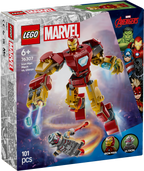 LEGO Marvel 76307 Geležinio žmogaus robotas prieš Ultroną