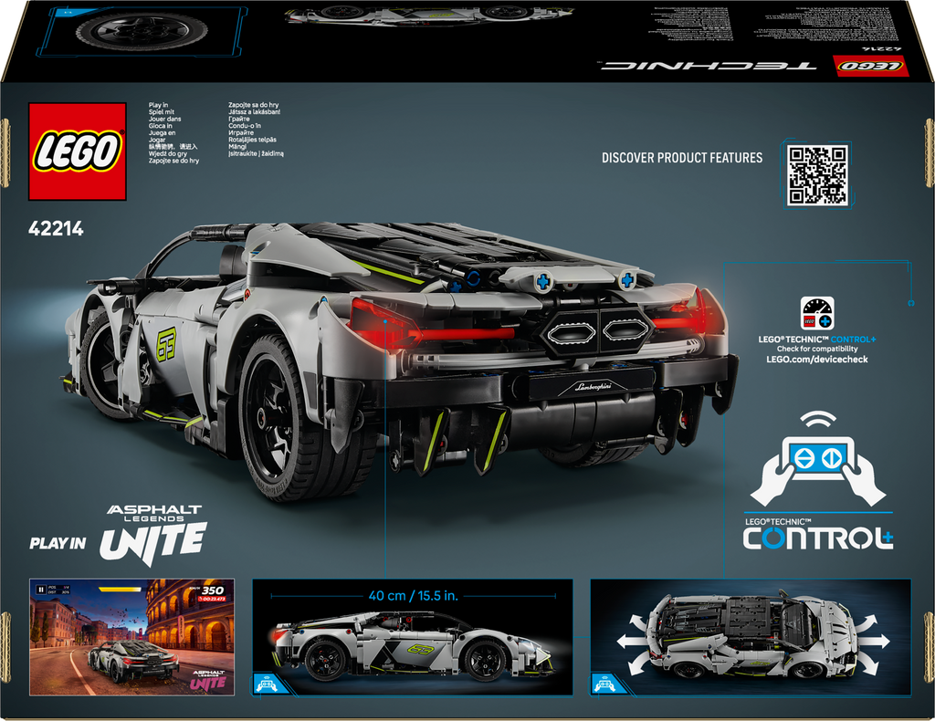 LEGO Technic 42214 Lamborghini Revuelto superautomobilis