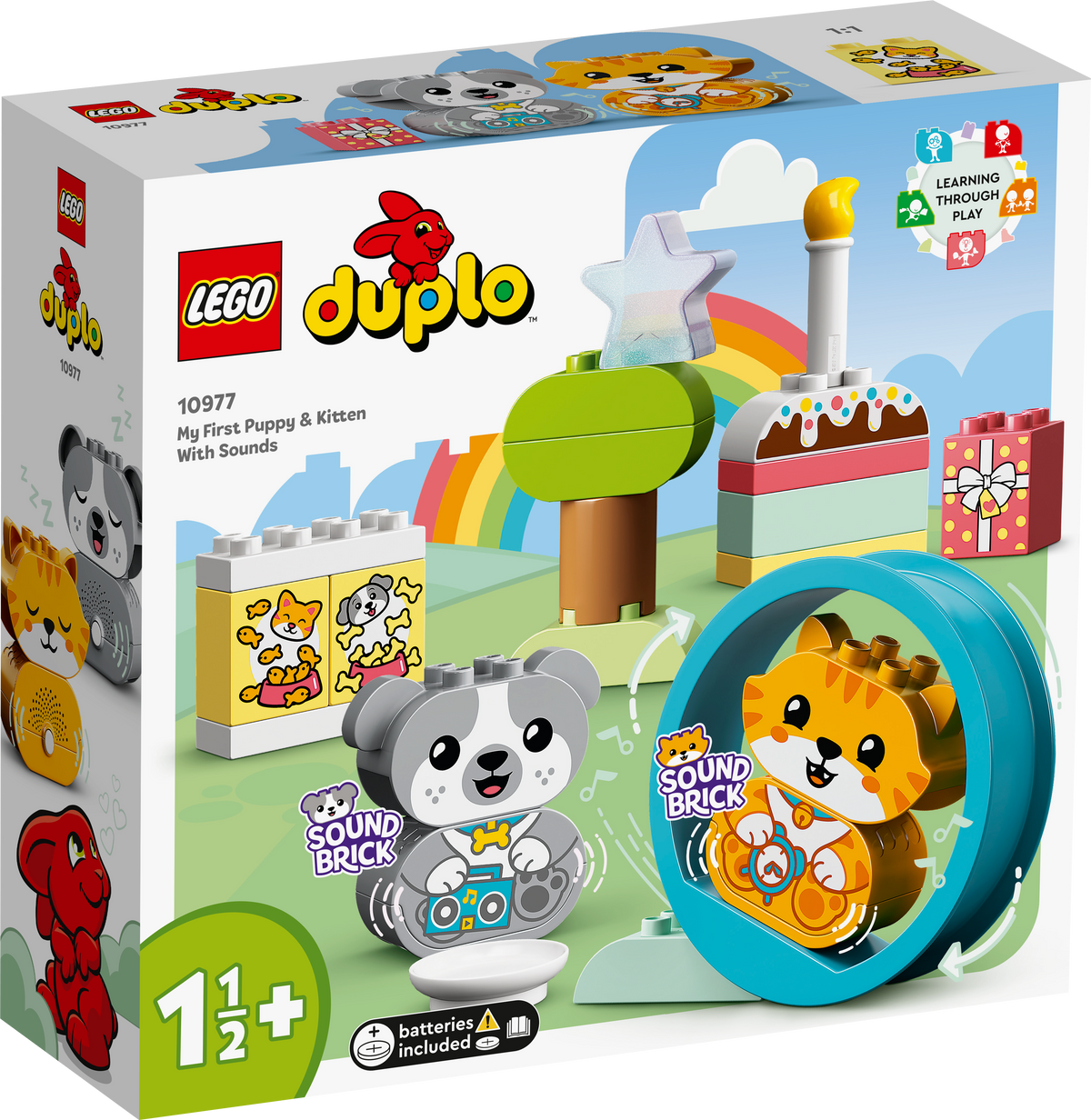 LEGO DUPLO 10977 Mano pirmasis šuniukas ir kačiukas su garsais