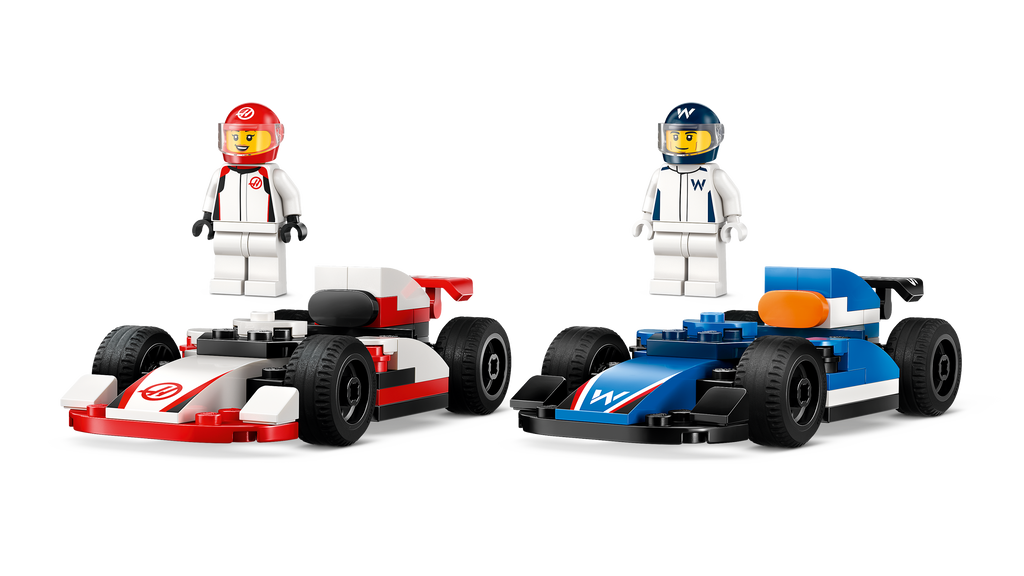 LEGO City 60464 F1 Williams Racing ir Haas F1 bolidai