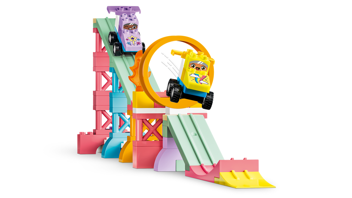 LEGO DUPLO 10478 Kūrybinės rampos su mašinėlėmis 3 viename