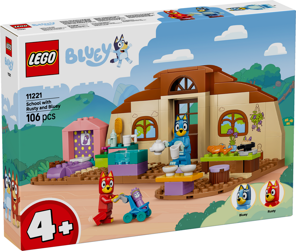 LEGO Bluey 11221 Mokykla su Rusty ir Bluey