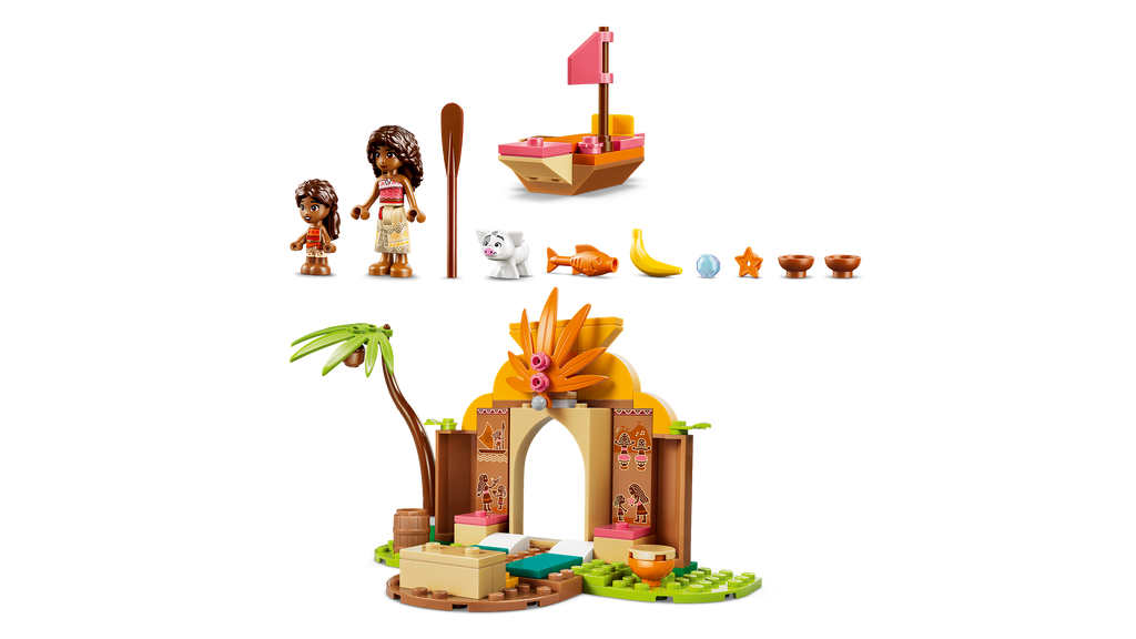 LEGO Disney 43282 Vaianos kaimo namelis ir valtis