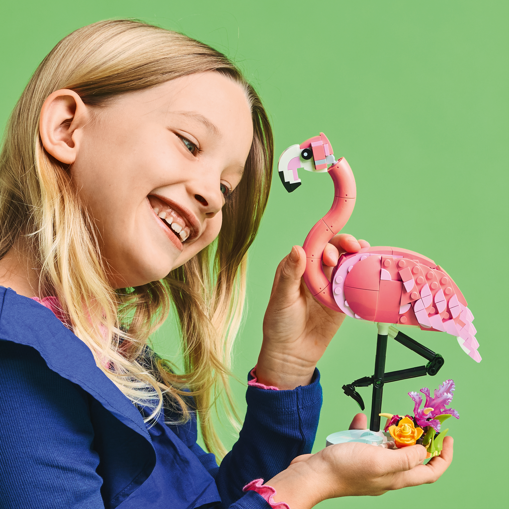 LEGO Creator 31170 Laukiniai gyvūnai: rožinis flamingas