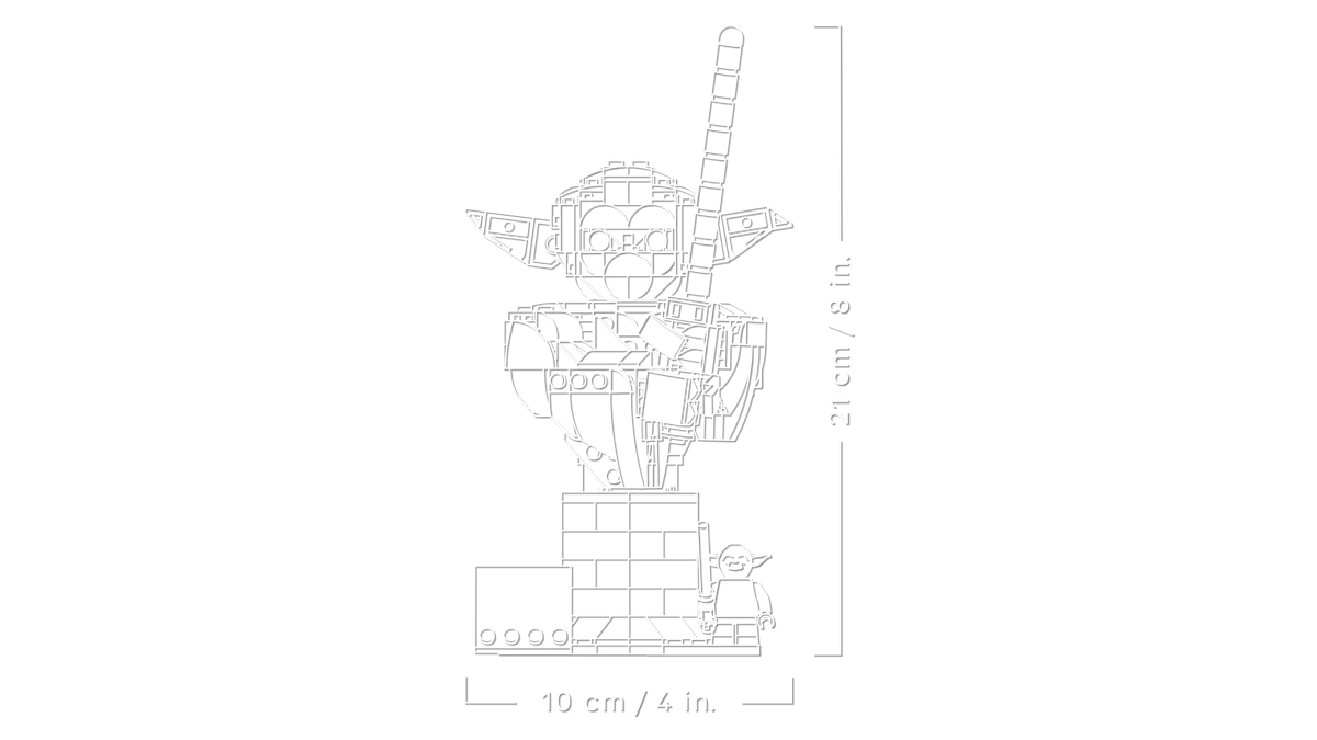 LEGO Star Wars 75438 Joda – biustas