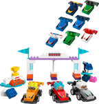 LEGO DUPLO 10445 F1 komandų lenktyniniai automobiliai ir vairuotojai