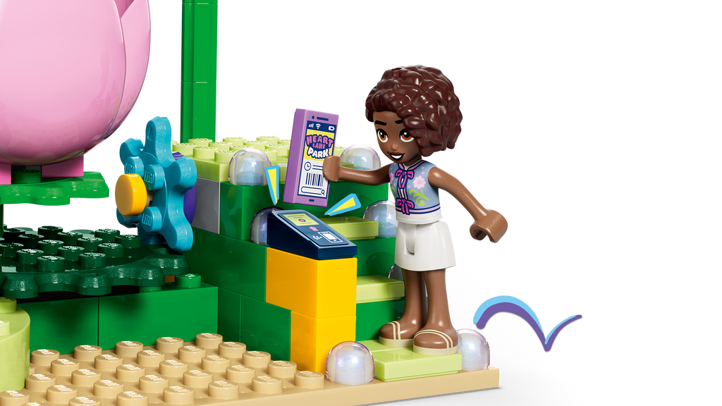 LEGO Friends 42702 Besisukančių gėlių ir fėjų puodelių karuselė