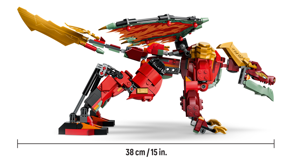 LEGO NINJAGO 71868 Wyldfyre transformuojamas drakonas-robotas