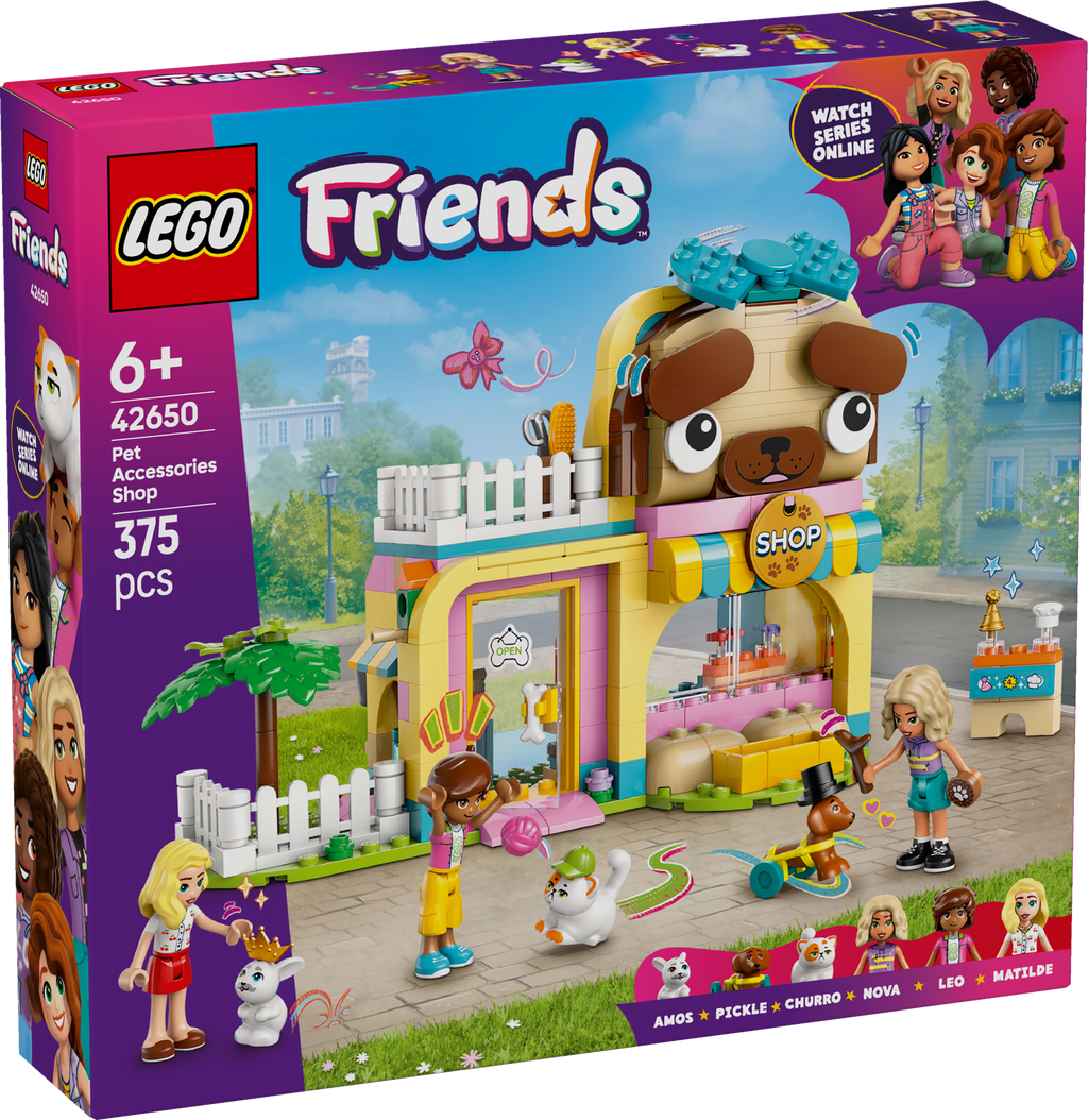 LEGO Friends 42650 Augintinių reikmenų parduotuvė