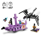 LEGO Minecraft 21264 Enderio drakonas ir Pabaigos laivas