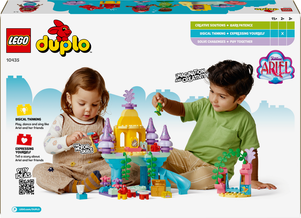 LEGO DUPLO 10435 Arielės stebuklingi povandeniniai rūmai