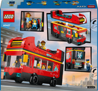 LEGO City 60407 Raudonas dviaukštis ekskursijų autobusas