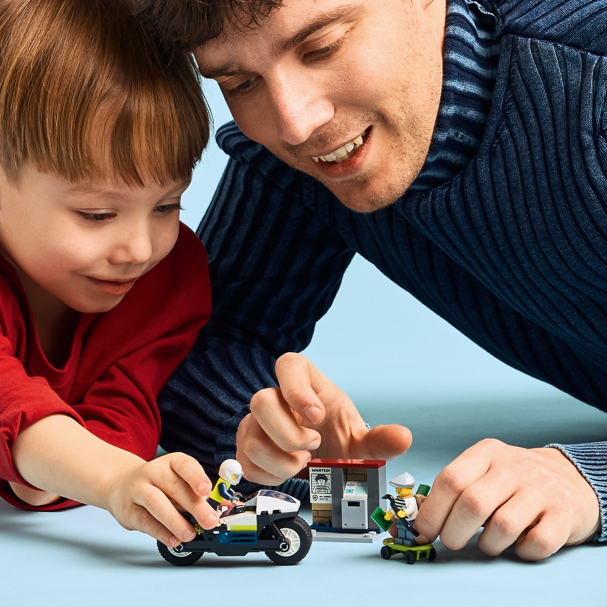 LEGO City 60455 Policijos motociklo gaudynės